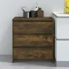 Image de vidaXL Buffet Chêne fumé 70x41x75 cm Bois d'ingénierie813005