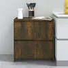 Image de vidaXL Buffet Chêne fumé 70x41x75 cm Bois d'ingénierie813011