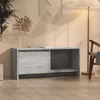 Image de vidaXL Meuble TV sonoma gris 90x35x40 cm bois d'ingénierie