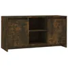 Image de Vidaxl Meuble Tv ChÃªne FumÃ© 102x37,5x52,5 Cm AgglomÃ©rÃ©