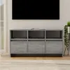 Image de vidaXL Meuble TV Sonoma gris 102x37,5x52,5 cm Bois d'ingénierie