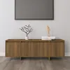 Image de vidaXL Meuble TV Chêne marron 120x30x40,5 cm Bois d'ingénierie813052