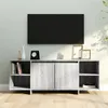Image de vidaXL Meuble TV sonoma gris 130x35x50 cm bois d'ingénierie813054