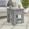 Image de vidaXL Table basse Sonoma gris 40x40x42 cm Bois d'ingénierie813081