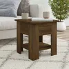 Image de vidaXL Table basse chêne marron 40x40x42 cm bois d'ingénierie813082