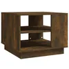 Image de Vidaxl Table Basse ChÃªne FumÃ© 55x55x43 Cm AgglomÃ©rÃ©