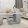Image de vidaXL Table basse sonoma gris 55x55x43 cm bois d'ingénierie813087