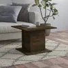 Image de vidaXL Table basse chêne fumé 55,5x55,5x40 cm bois d'ingénierie813095