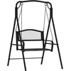 Image de vidaXL Vidaxl Balancelle 124 Cm Noir Acier