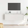 Image de vidaXL Armoire murale Blanc 100x30x35 cm Bois de pin massif
