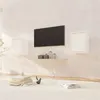 Image de vidaXL Armoires murales 2 pcs Blanc 30x30x40 cm Bois de pin massif