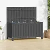 Image de vidaXL Armoires murales 2 pcs Noir 30x30x60 cm Bois de pin massif