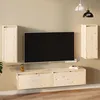 Image de vidaXL Armoires murales 2 pcs 30x30x80 cm Bois de pin massif813496