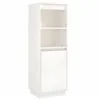 Image de vidaXL Buffet Blanc 37x34x110 cm Bois massif de pin