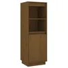 Image de vidaXL Buffet Marron miel 37x34x110 cm Bois massif de pin