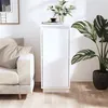 Image de vidaXL Buffet Blanc 31,5x34x75 cm Bois massif de pin813352