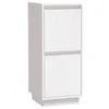 Image de vidaXL Buffet Blanc 31,5x34x75 cm Bois massif de pin