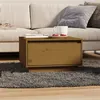 Image de vidaXL Table basse Marron miel 55x56x32 cm Bois massif de pin813408