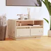 Image de vidaXL Meuble TV 60x35x37 cm Bois de pin massif