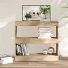 Image de vidaXL Bibliothèque/Séparateur de pièce chêne sonoma 80x30x72 cm811694