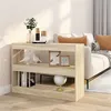 Image de vidaXL Bibliothèque/Séparateur de pièce chêne sonoma 100x30x72 cm811739