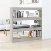 Image de vidaXL Bibliothèque/Séparateur de pièce Gris béton 100x30x103 cm811749
