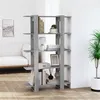 Image de vidaXL Bibliothèque/Séparateur de pièce Sonoma gris 100x30x160 cm813561