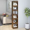 Image de vidaXL Bibliothèque/Séparateur de pièce Chêne fumé 40x30x198 cm813596