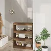 Image de vidaXL Bibliothèque/Séparateur de pièce chêne marron bois d'ingénierie813619