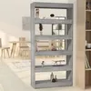 Image de vidaXL Bibliothèque/Séparateur de pièce Sonoma gris Bois d'ingénierie813624