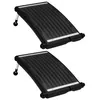 Image de vidaXL Panneaux de chauffage solaire de piscine courbés 2pcs 72,5x46cm3095461