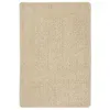 Image de vidaXL Tapis shaggy antidérapant Crème 140x200 cm340389