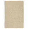 Image de vidaXL Tapis shaggy antidérapant Crème 160x230 cm
