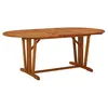 Image de vidaXL Table de jardin 200x100x75 cm Bois d'eucalyptus solide316072