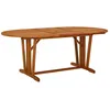 Image de Prolenta Premium - Table De Jardin 200x100x75 Cm Bois D'eucalyptus Solide