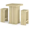 Image de Vidaxl Meubles De Bar De Jardin 3 Pcs Bois De Pin ImprÃ©gnÃ©