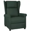 Image de vidaXL Fauteuil inclinable Marron Tissu