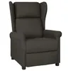 Image de vidaXL Fauteuil inclinable Vert foncé Tissu