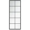 Image de vidaXL vidaXL Miroir mural Noir 100x40 cm Métal