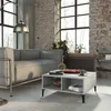 Image de vidaXL Table basse sonoma gris 60x60x30 cm bois d'ingénierie813168