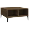 Image de vidaXL Table basse ChÃªne marron 60x60x30 cm AgglomÃ©rÃ©