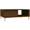 Image de vidaXL Vidaxl Table Basse Chêne Marron 90x60x35 Cm Aggloméré