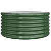 Image de vidaXL Vidaxl Jardinière De Jardin Acier Enduit De Poudre 80x80x36 Cm Vert