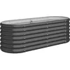 Image de Vidaxl JardiniÃ¨re Acier Enduit De Poudre 114x40x36 Cm Anthracite