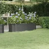 Image de vidaXL Lit surélevé de jardin Acier enduit de poudre Anthracite318871