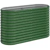 Image de Vidaxl JardiniÃ¨re De Jardin Acier Enduit De Poudre 114x40x68 Cm Vert