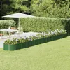 Image de vidaXL Lit surélevé de jardin Acier enduit de poudre 620x80x36 cm Vert318943