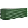 Image de Vidaxl JardiniÃ¨re De Jardin Acier Enduit De Poudre 224x80x68 Cm Vert