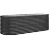 Image de Vidaxl JardiniÃ¨re Acier Enduit De Poudre 224x80x68 Cm Anthracite