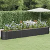 Image de vidaXL Lit surélevé de jardin Acier enduit de poudre Anthracite